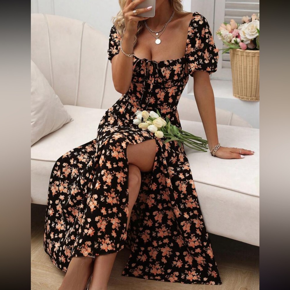 Shein Floral Vacation Dress